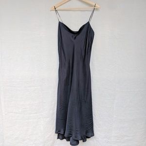 Holt Renfrew slip dress.  Navy Blue
